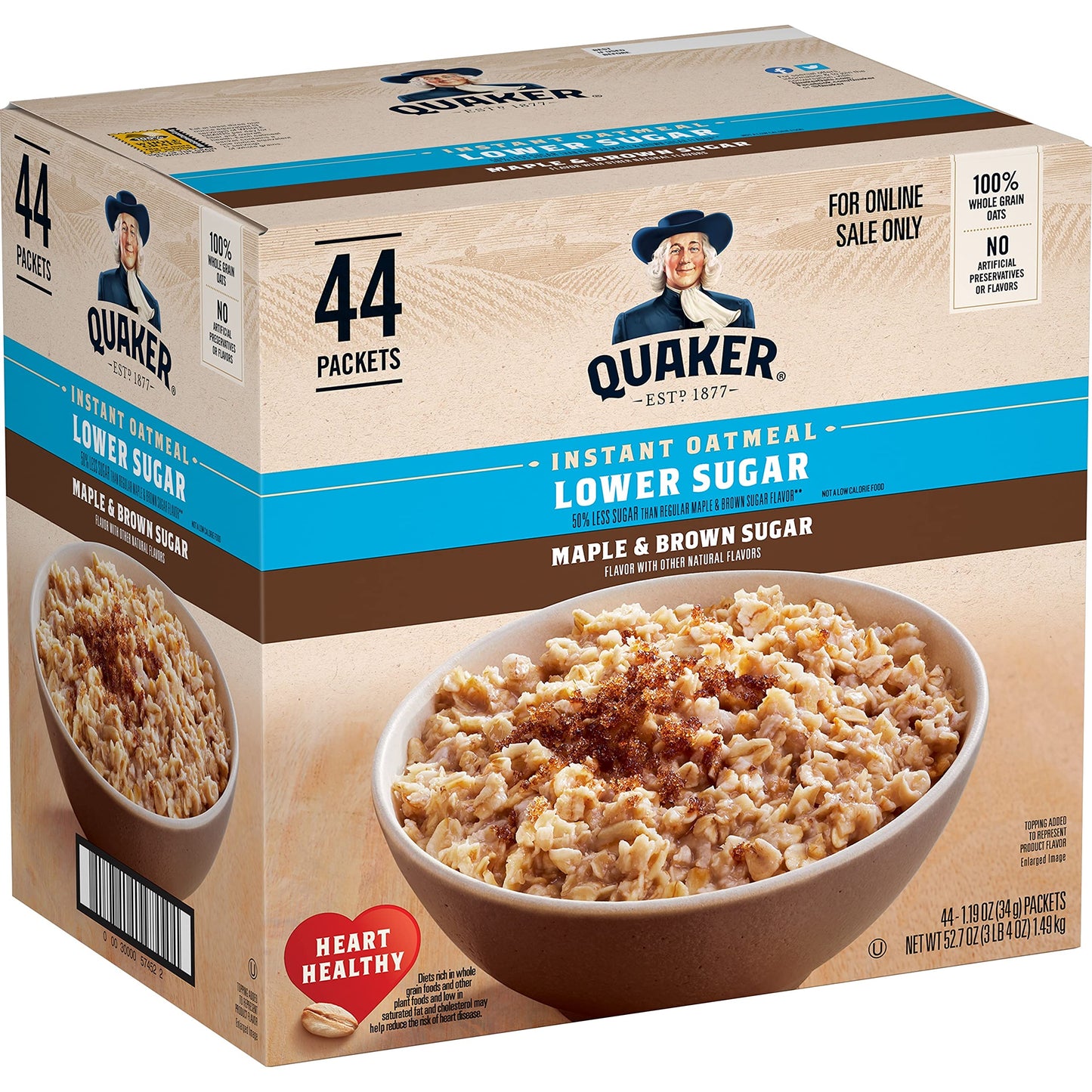 Maple & Brown Sugar - 50% Less Sugar
