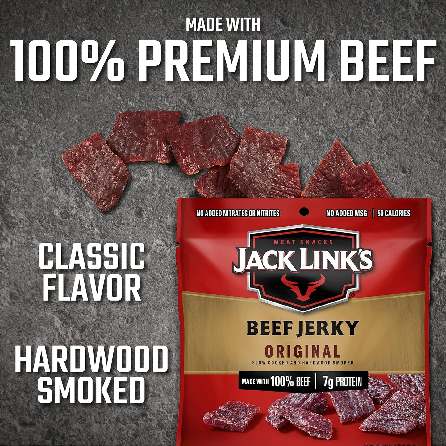 marinated in herbs and spices, slow-cooked over hardwood smoke