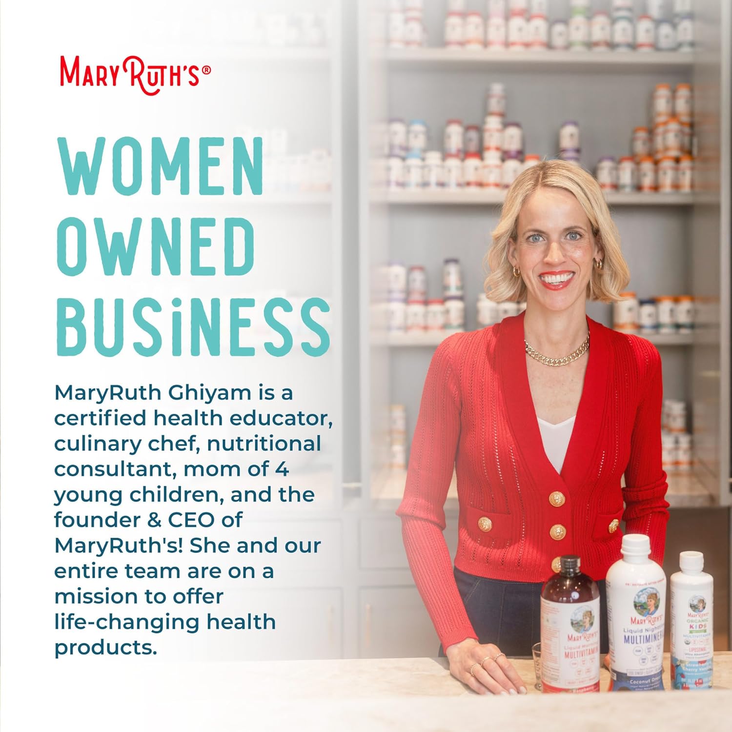 MaryRuth's Chlorophyll Liquid Drops – Clean Design Supplement for the Uncluttered Pantry, Two-Ingredient Hydration