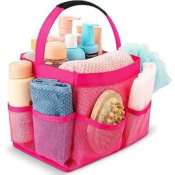 Masirs Nylon Shower Tote - Streamlined Caddy That Helps Travelers Stick to a Packing Checklist Every Trip