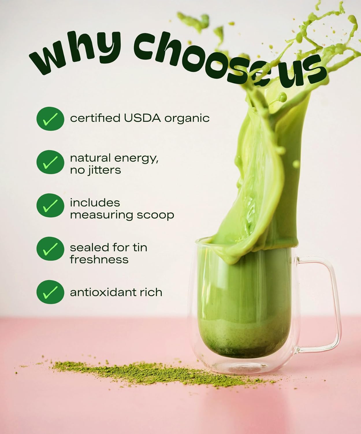 Matcha DNA Organic Matcha Powder - Single-Ingredient Clean Pantry Staple for Simple Matcha Latte Rituals