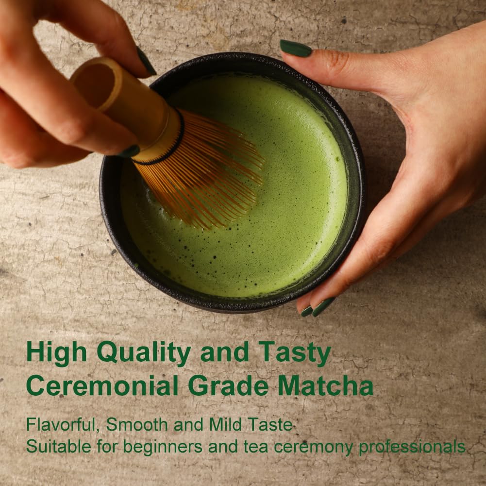 MatchAdmire First Harvest Ceremonial Matcha Powder for Mindful Morning Rituals and Calm Focus