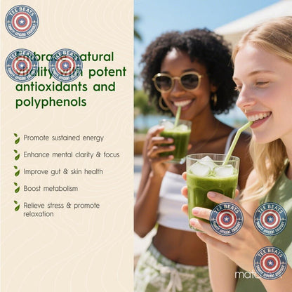 MatchAiA Pure Organic Matcha Powder – Daily Calming Ritual for Mindful Home Wellness Routines