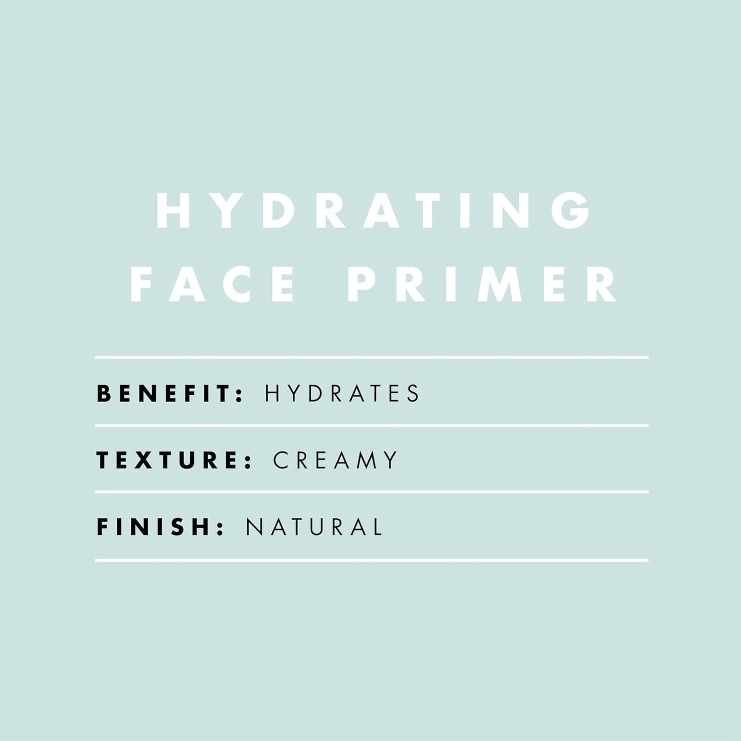 matte, lightweight cream finish in a squeeze tube