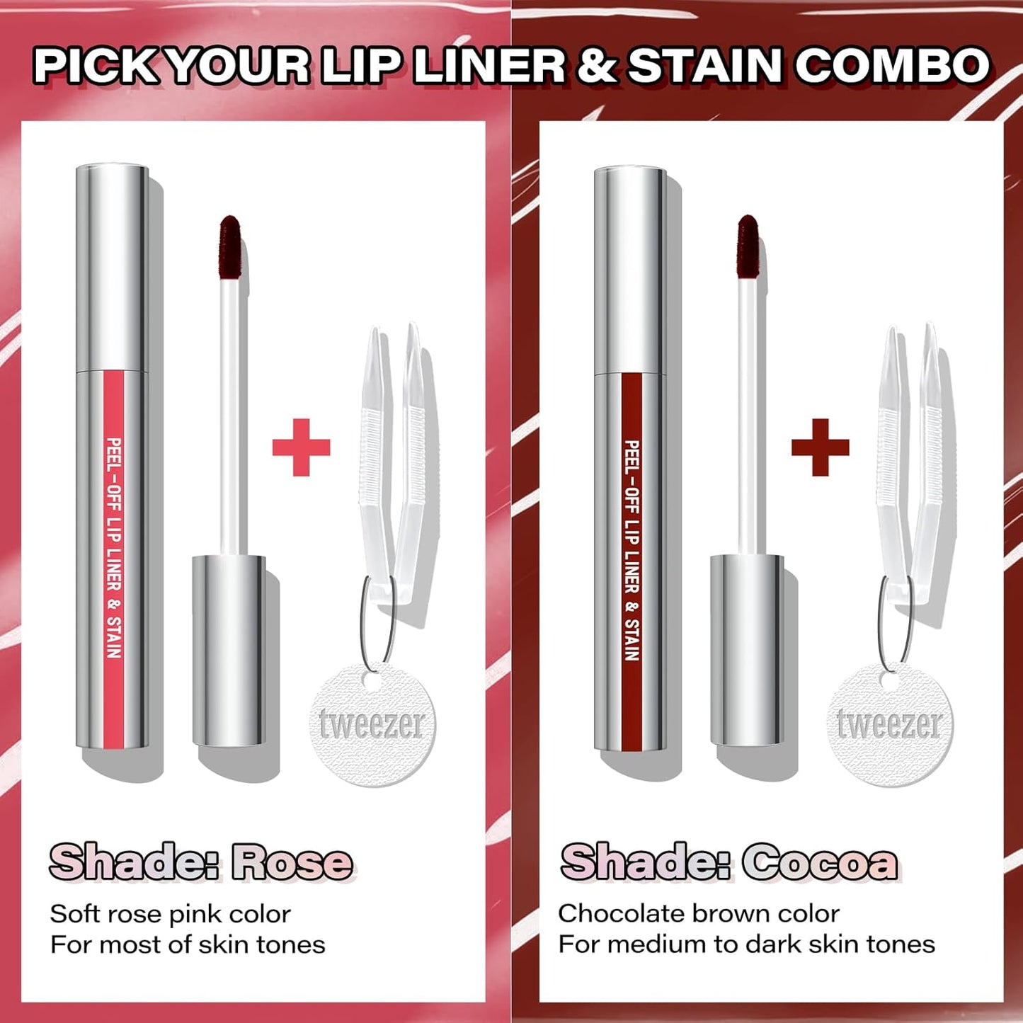 matte non-drying highly pigmented finish in 8 shades (rose, cocoa, mauve, nude beige, berry, espresso, buff, nude pink)