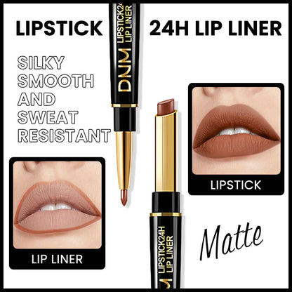 matte velvet finish with highly pigmented, non-sticky formula