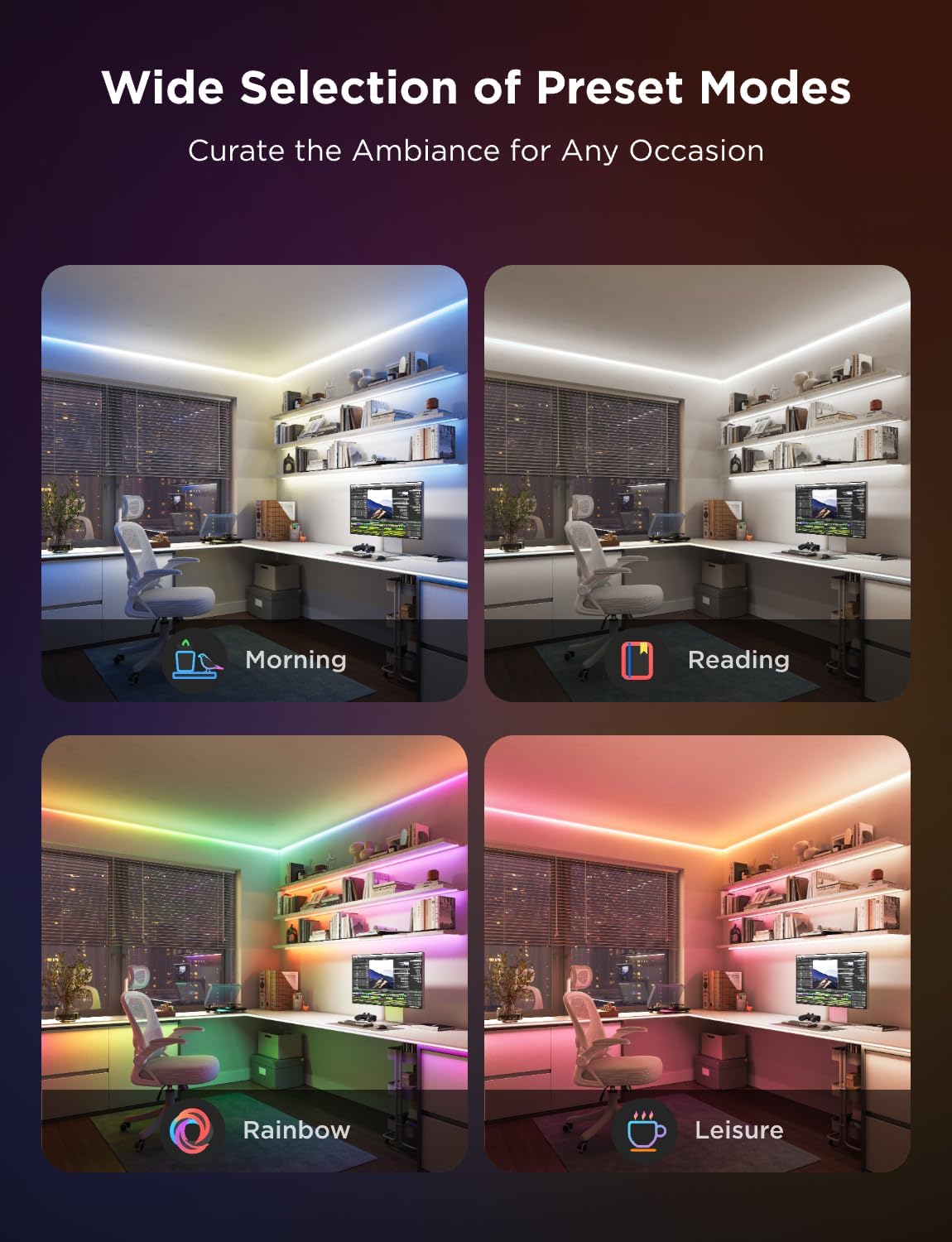 matter, wi-fi, and bluetooth connectivity with homekit, alexa, and google assistant support