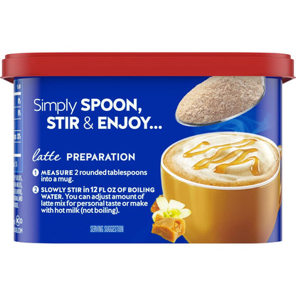 Maxwell House Instant Cafe Mix – Simple One-Spoon Coffee for Clutter-Free Kitchen, Hazelnut Cafe, 9 oz
