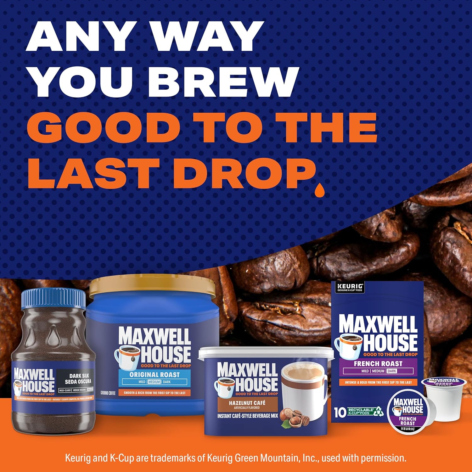 Maxwell House Instant Flavored Beverage – Holiday Gift for Busy Friends, Suisse Mocha, 9 oz Canister