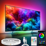 maylit ICRGB TV LED Backlight | Calming Ambient Light for Bedtime Wind-Down and Nighttime TV Watching