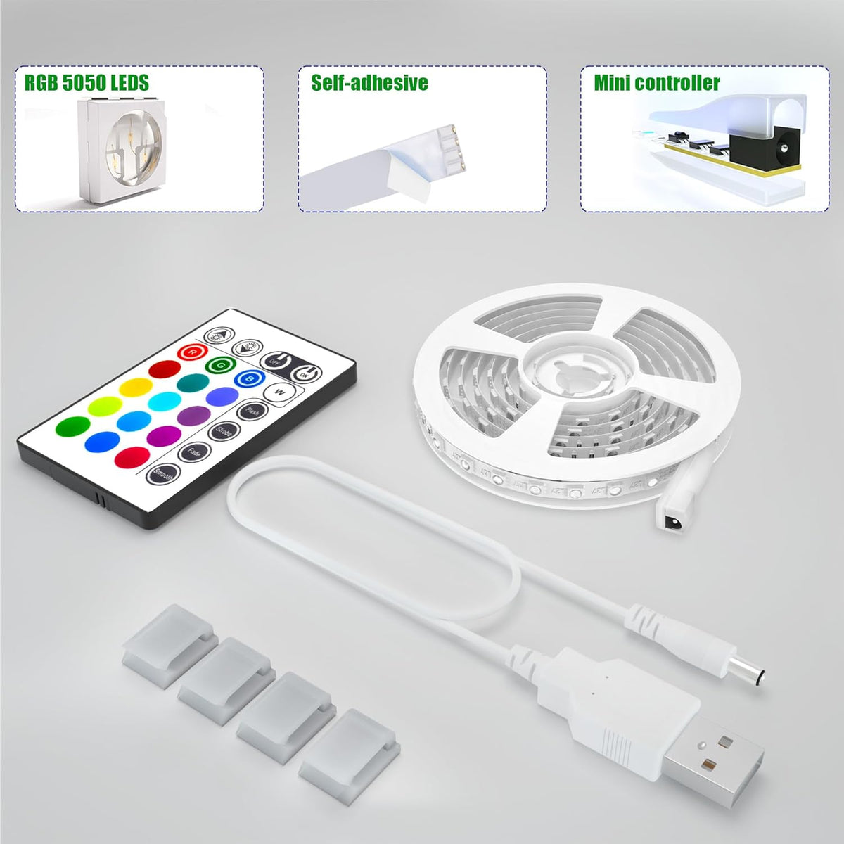 maylit ICRGB TV LED Backlight | Calming Ambient Light for Bedtime Wind-Down and Nighttime TV Watching