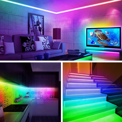 maylit ICRGB TV LED Backlight – Family-Friendly Kids Room Accent Light, Cool-Touch USB Powered