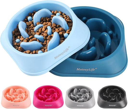maze/ridge pattern design that extends mealtime and chewing