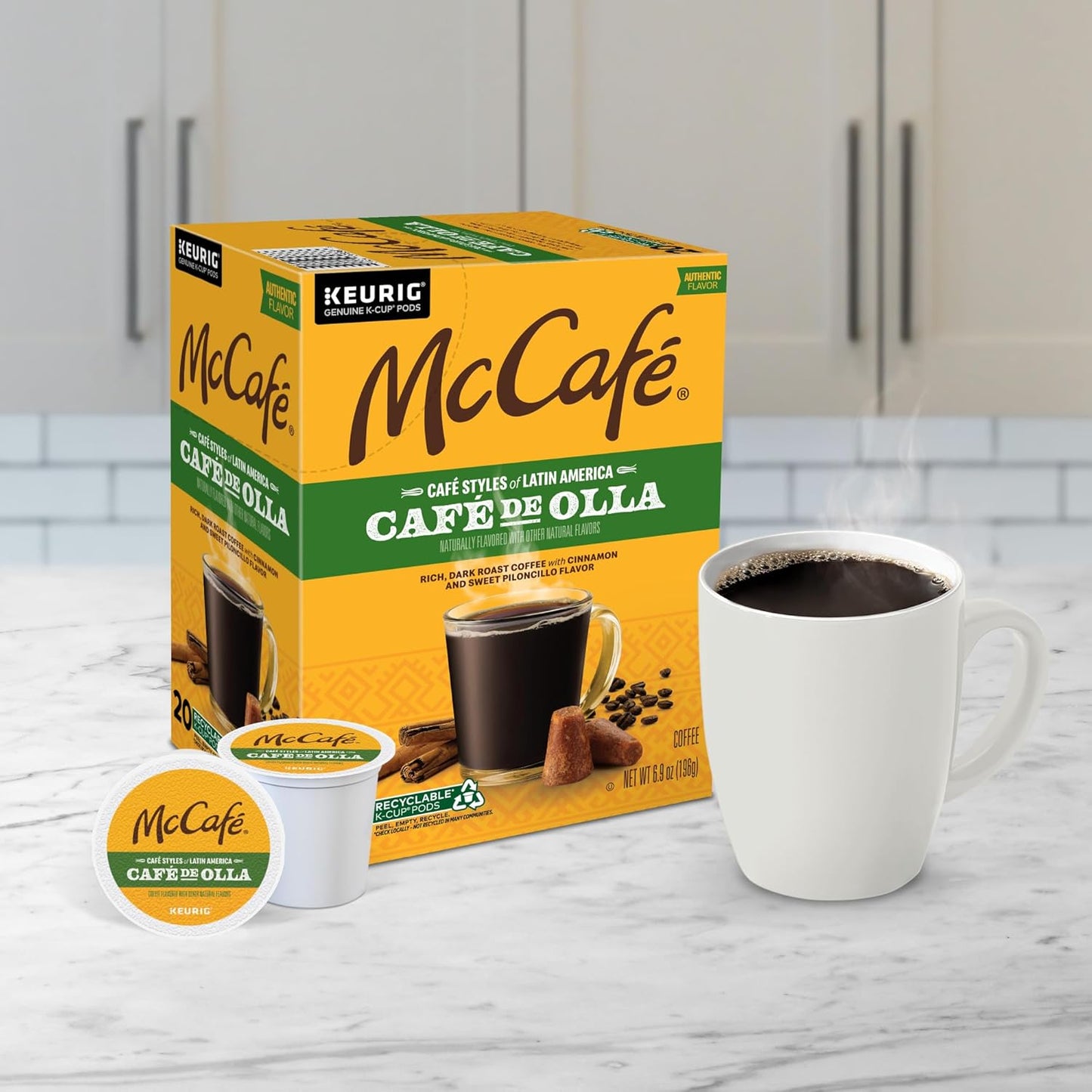 McCafe Cafe de Olla Keurig Single Serve Pods – Work-from-Home Afternoon Pick-Me-Up, 20 Count