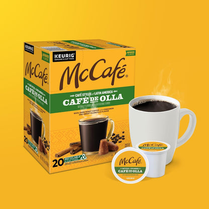 McCafe Cafe de Olla Keurig Single Serve Pods – Work-from-Home Afternoon Pick-Me-Up, 20 Count
