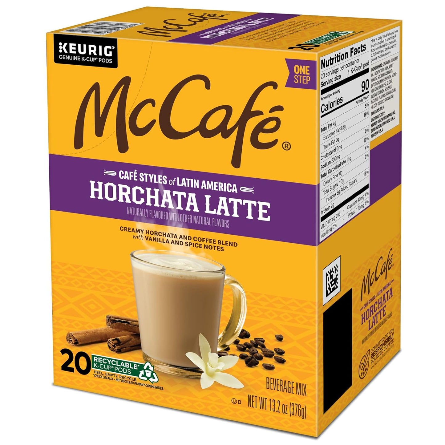 McCafe Café Styles Horchata K-Cups — Artisanal Latin American Flavor for the Upscale Kitchen Counter