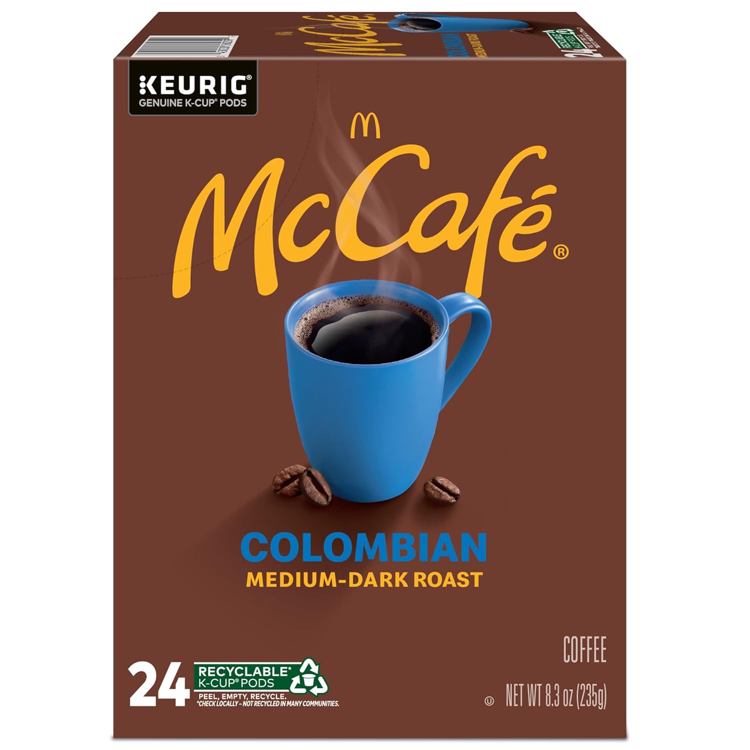 McCafe Colombian K-Cup Pods – Mindful Morning Coffee for Self-Care Rituals, 96 Count