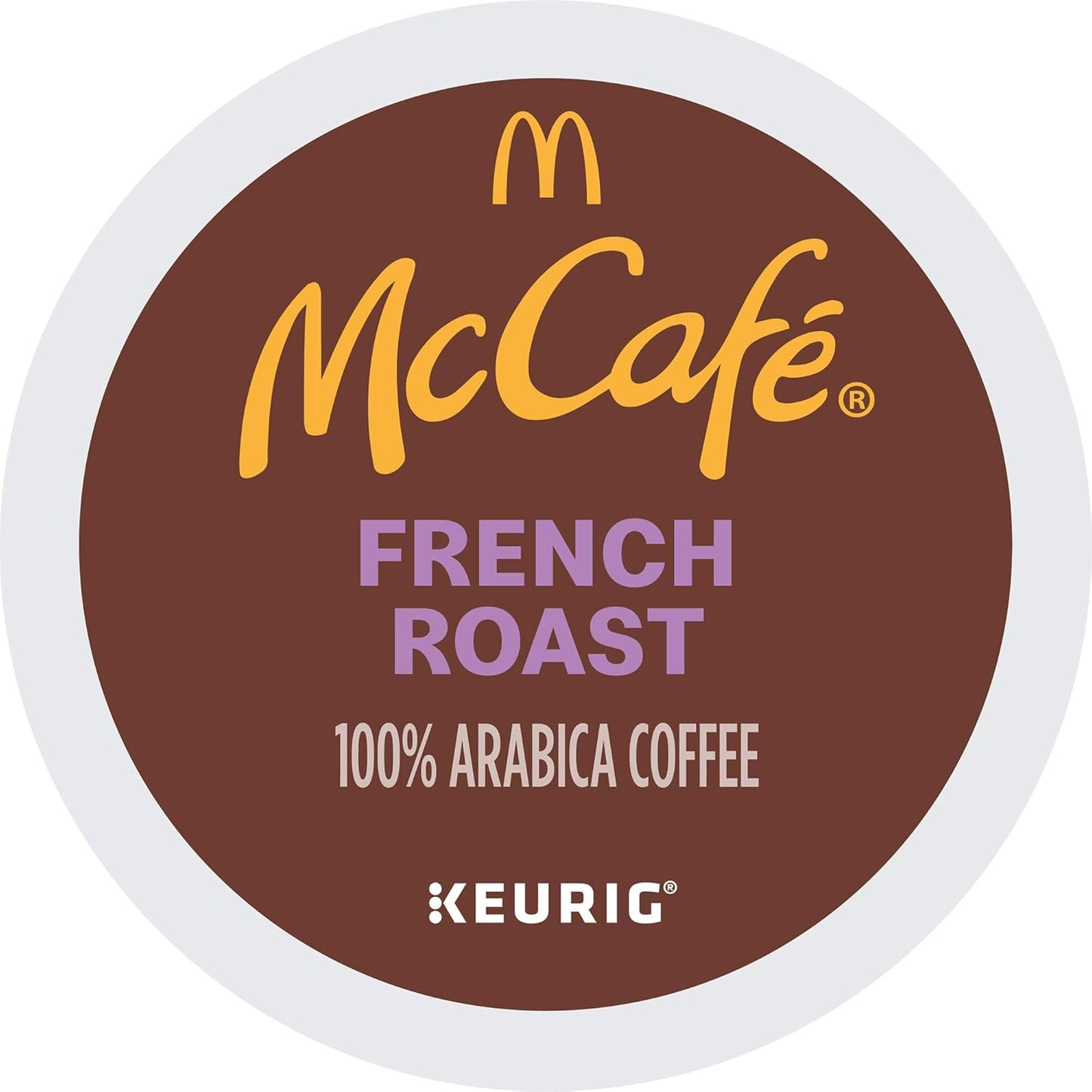 McCafe French Roast K-Cup Pods for Clutter-Free Kitchen Counter, Single-Serve Dark Roast Coffee in Clean Pod Format