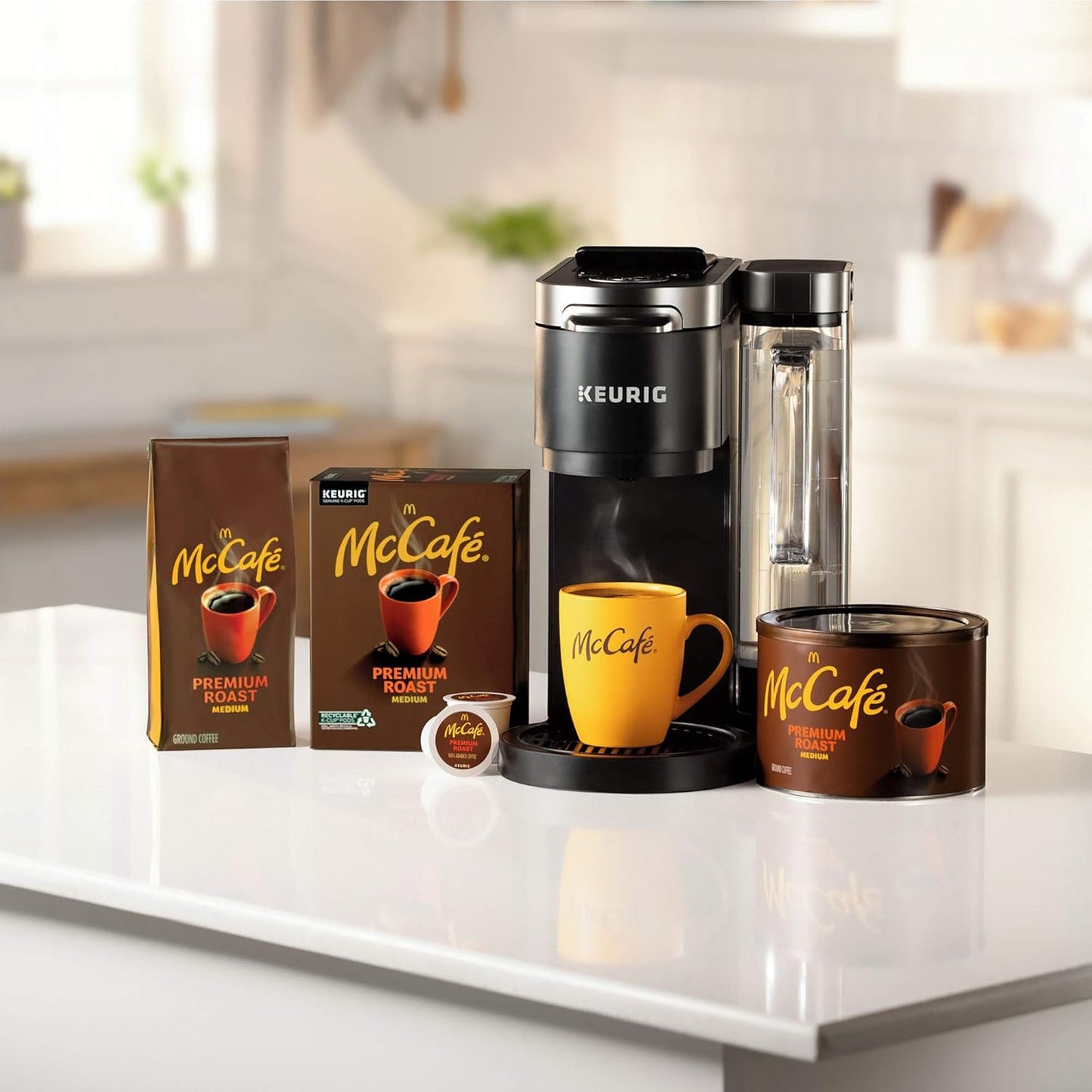 McCafé Premium Medium Roast K-Cup Pods – Kitchen Counter Everyday Coffee, 48 Count Single Serve Pods for the Whole Household