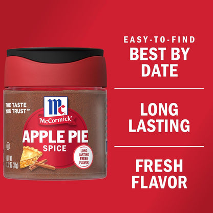 McCormick Apple Pie Spice 1.12 oz – Family-Friendly Spice for Kid Holiday Baking