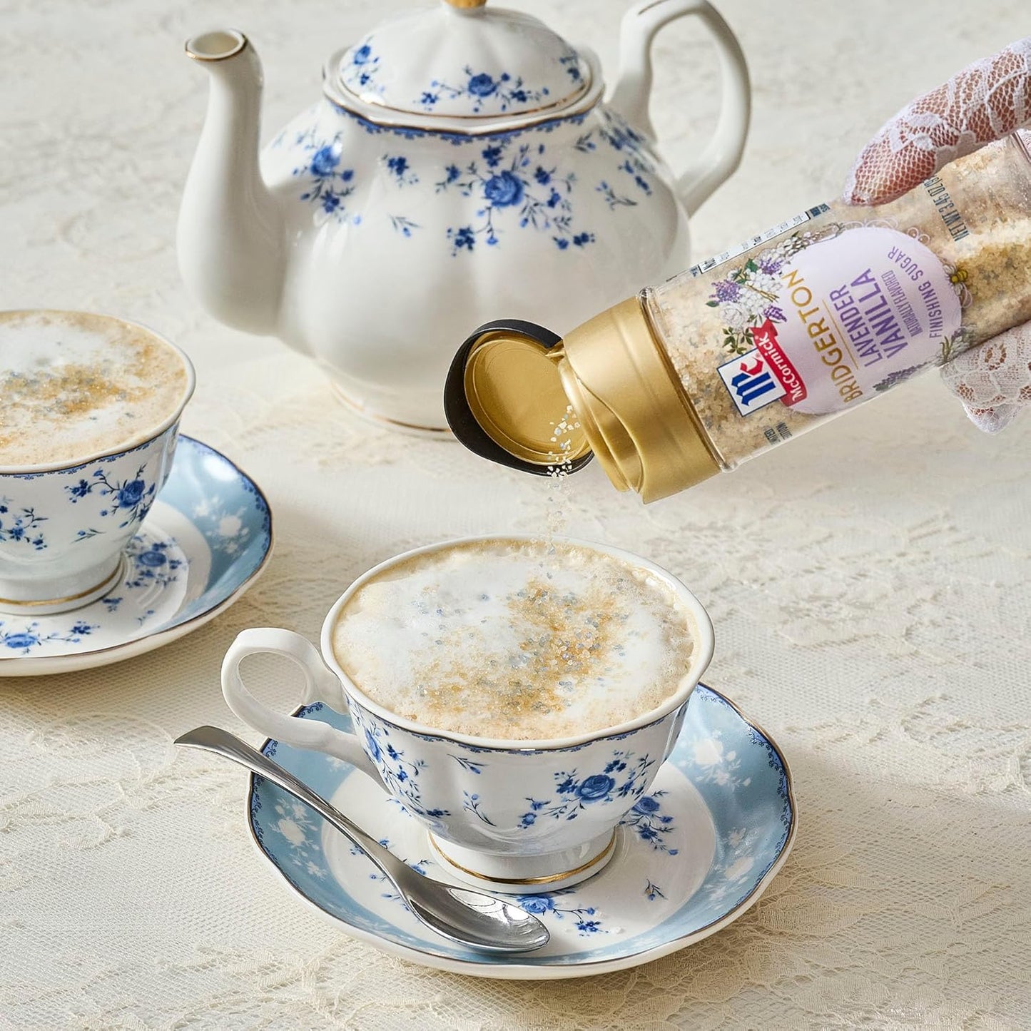 McCormick Bridgerton Finishing Sugar – Lavender Vanilla, Limited Edition Birthday Gift for Women Who Love Baking and Cocktails