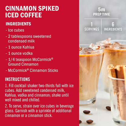 McCormick Cinnamon Sticks – Valentine's Day Gift for Her to Sweeten Slow Morning Coffee Rituals