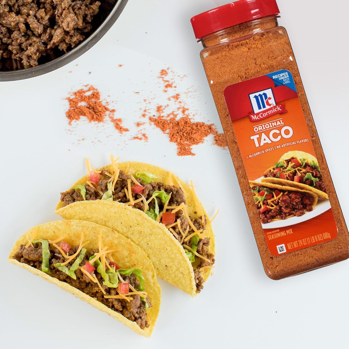 McCormick Culinary Taco Seasoning Mix 24 oz – Bulk Taco Service Seasoning for Commercial Kitchens and Foodservice Operations