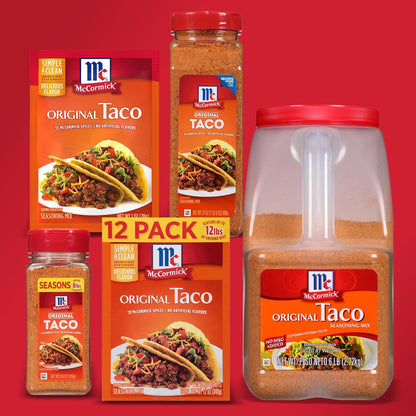 McCormick Culinary Taco Seasoning Mix 24 oz – Bulk Taco Service Seasoning for Commercial Kitchens and Foodservice Operations