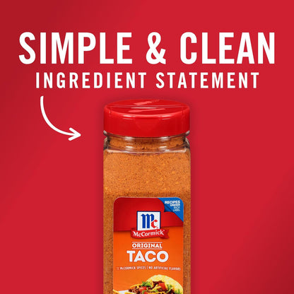 McCormick Culinary Taco Seasoning Mix 24 oz – Bulk Taco Service Seasoning for Commercial Kitchens and Foodservice Operations