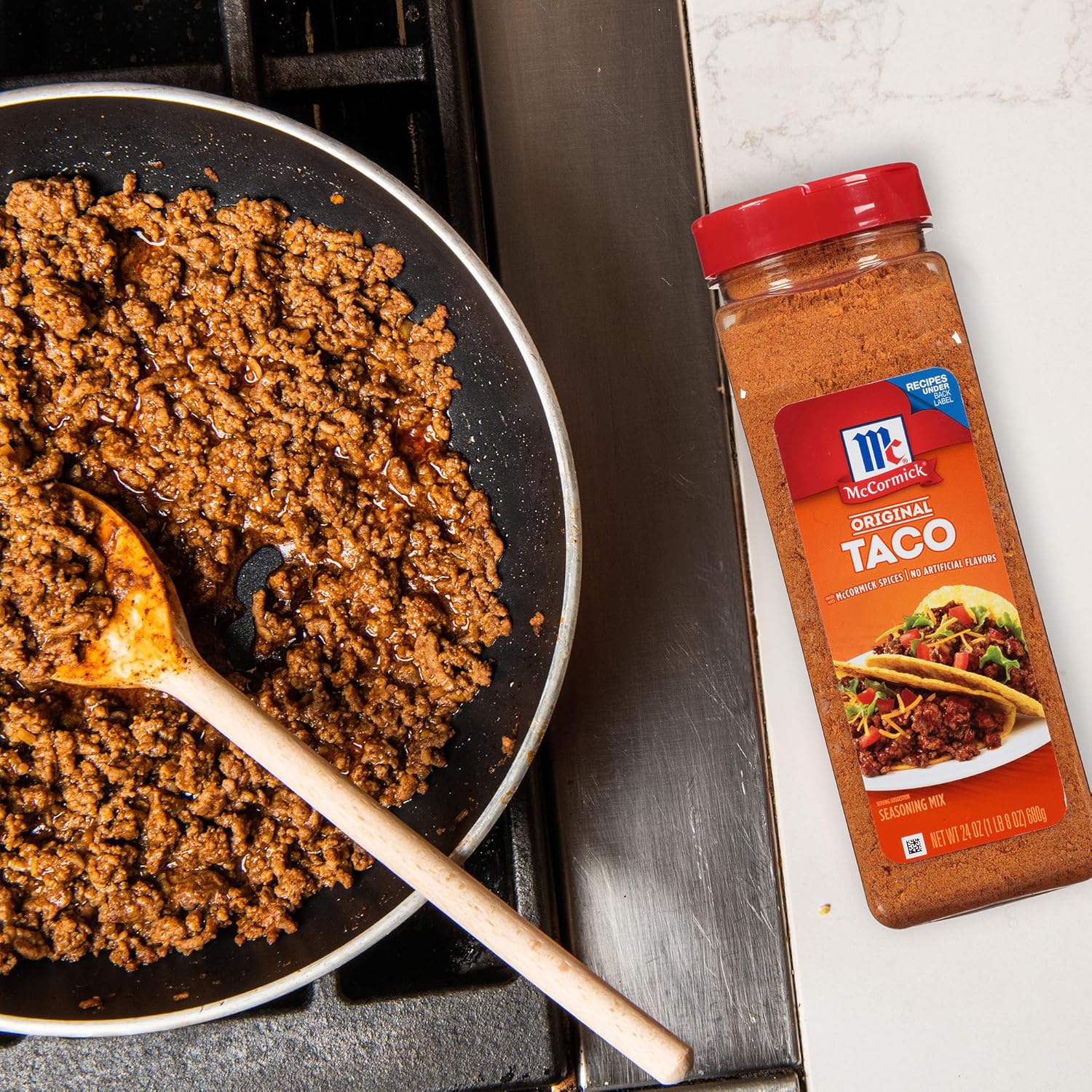 McCormick Culinary Taco Seasoning Mix 24 oz – Bulk Taco Service Seasoning for Commercial Kitchens and Foodservice Operations