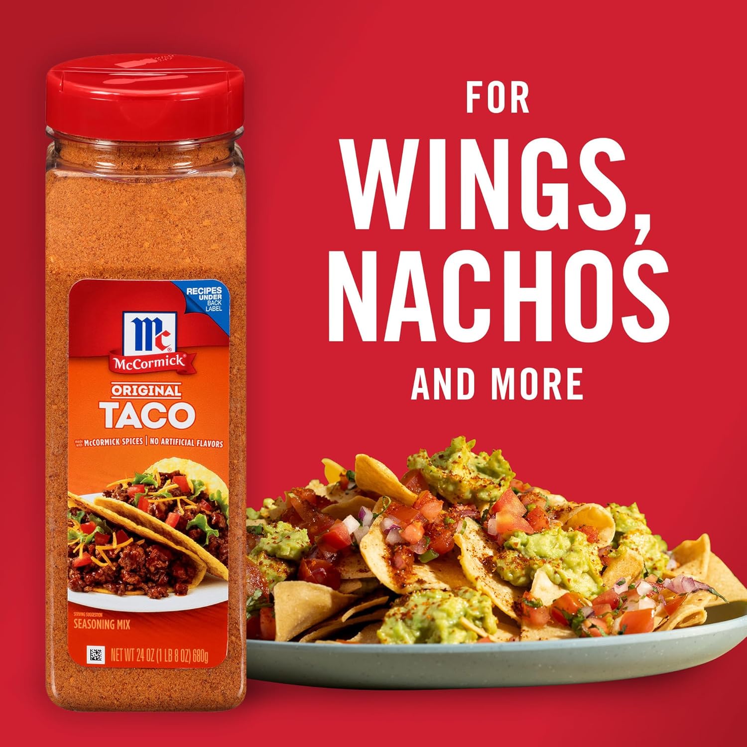 McCormick Culinary Taco Seasoning Mix 24 oz – Bulk Taco Service Seasoning for Commercial Kitchens and Foodservice Operations