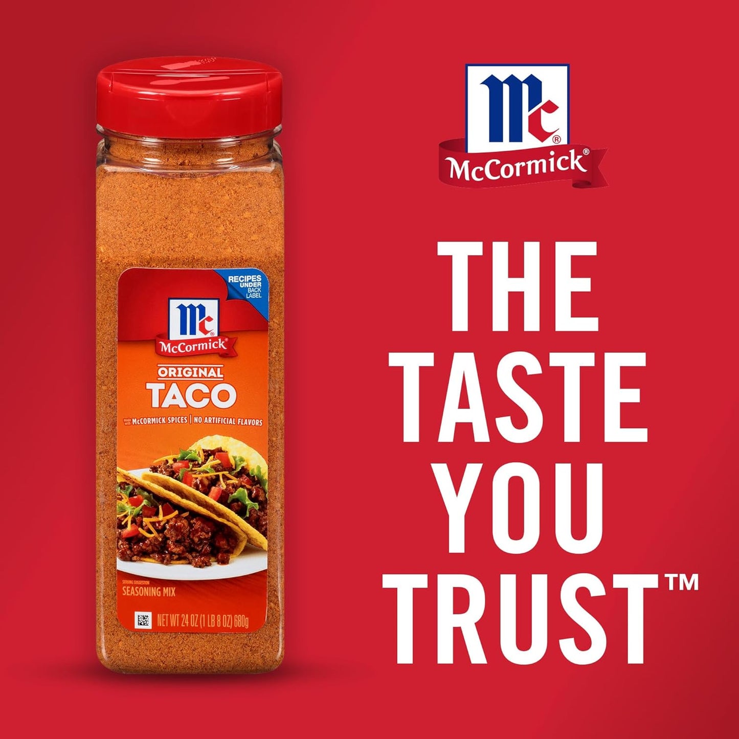 McCormick Culinary Taco Seasoning Mix 24 oz – Bulk Taco Service Seasoning for Commercial Kitchens and Foodservice Operations