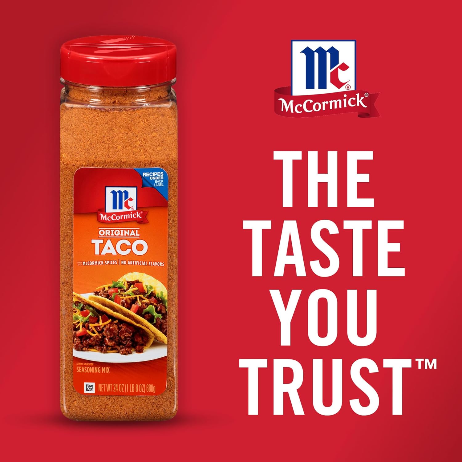 McCormick Culinary Taco Seasoning Mix 24 oz – Bulk Taco Service Seasoning for Commercial Kitchens and Foodservice Operations