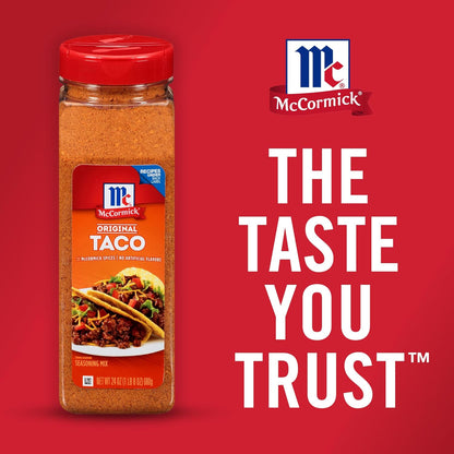 McCormick Culinary Taco Seasoning Mix 24 oz – Bulk Taco Service Seasoning for Commercial Kitchens and Foodservice Operations