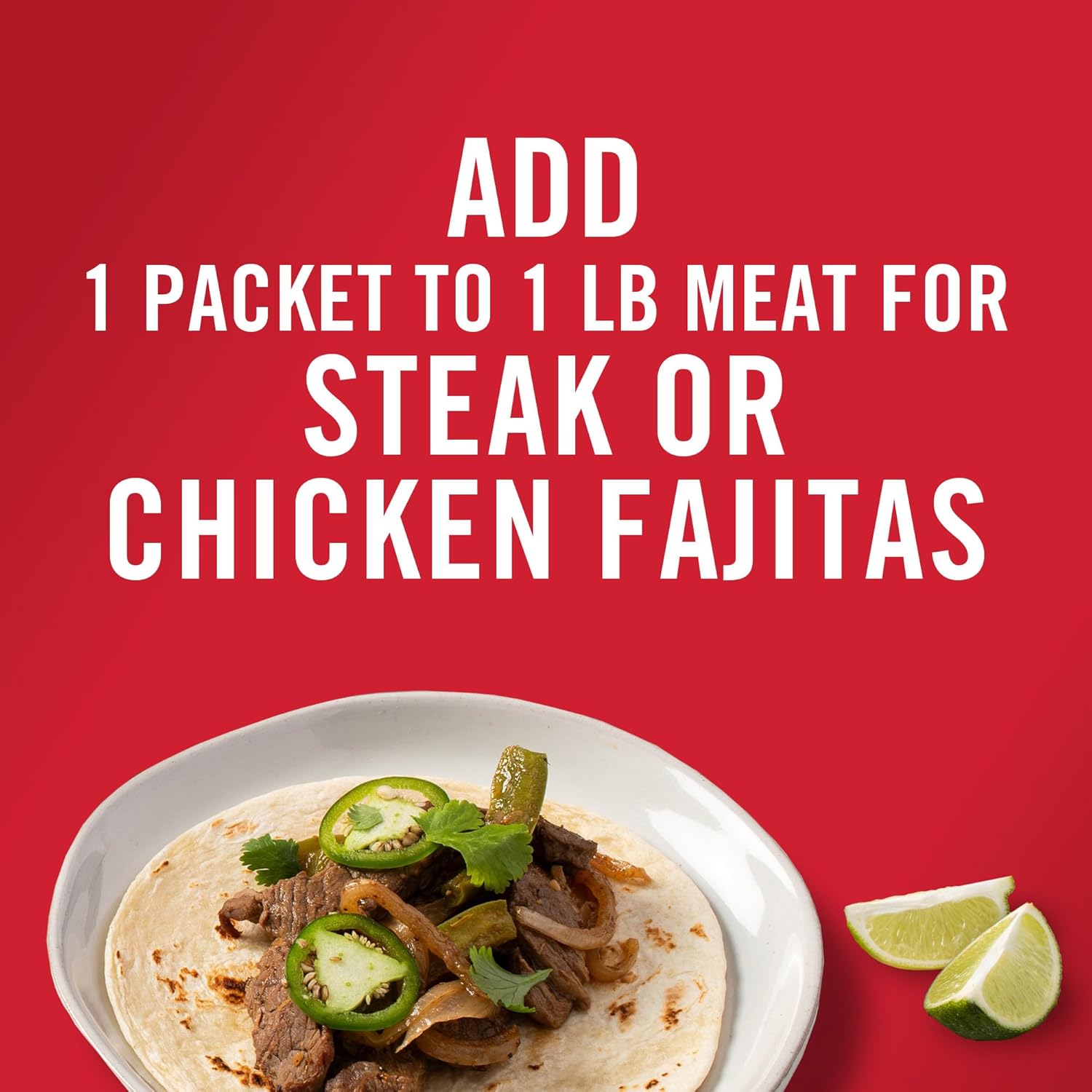 McCormick Fajita Seasoning Mix – Pantry Friendly Spice Packet for Sizzling Home Fajita Dinners and Tex-Mex Nights