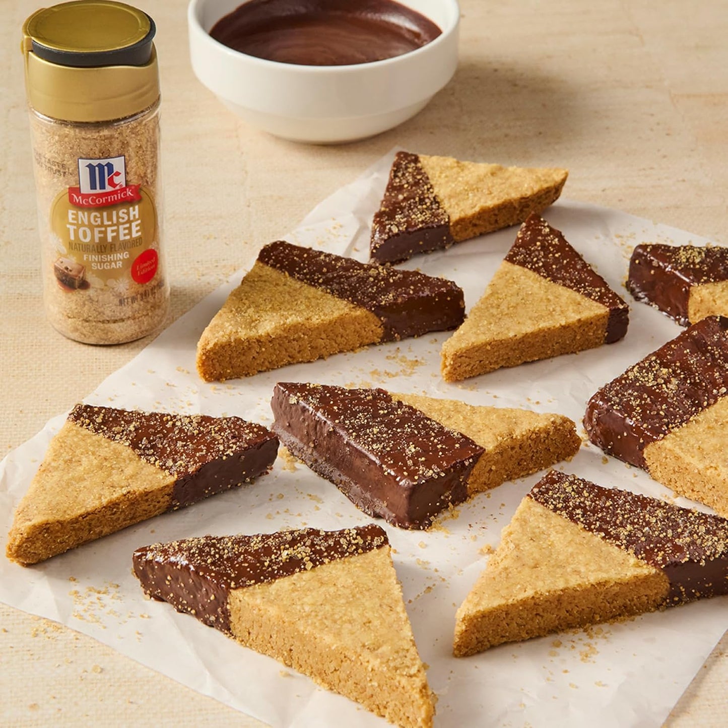 McCormick Finishing Sugar – Premium Demerara & Brown Sugar Blend, Limited Edition Gourmet Holiday Garnish