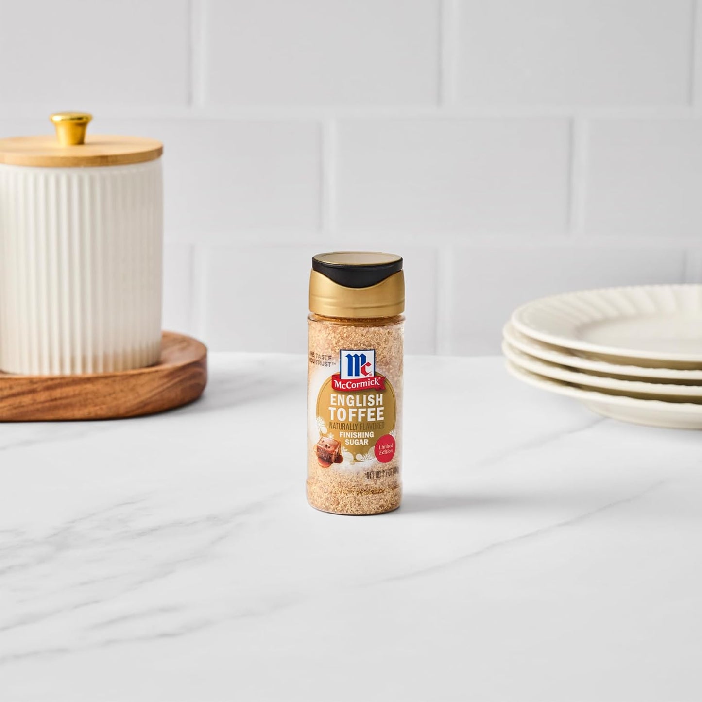 McCormick Finishing Sugar – Premium Demerara & Brown Sugar Blend, Limited Edition Gourmet Holiday Garnish
