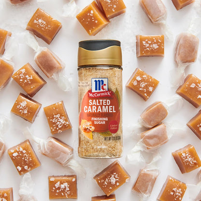 McCormick Finishing Sugar, Salted Caramel Limited Edition – Gourmet Hostess Gift for Holiday Entertaining and Fall Parties