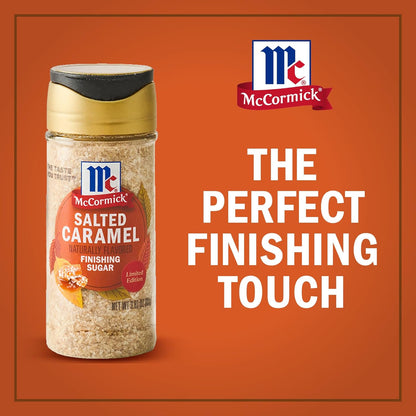 McCormick Finishing Sugar, Salted Caramel Limited Edition – Gourmet Hostess Gift for Holiday Entertaining and Fall Parties