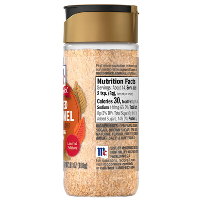 McCormick Finishing Sugar, Salted Caramel Limited Edition – Gourmet Hostess Gift for Holiday Entertaining and Fall Parties