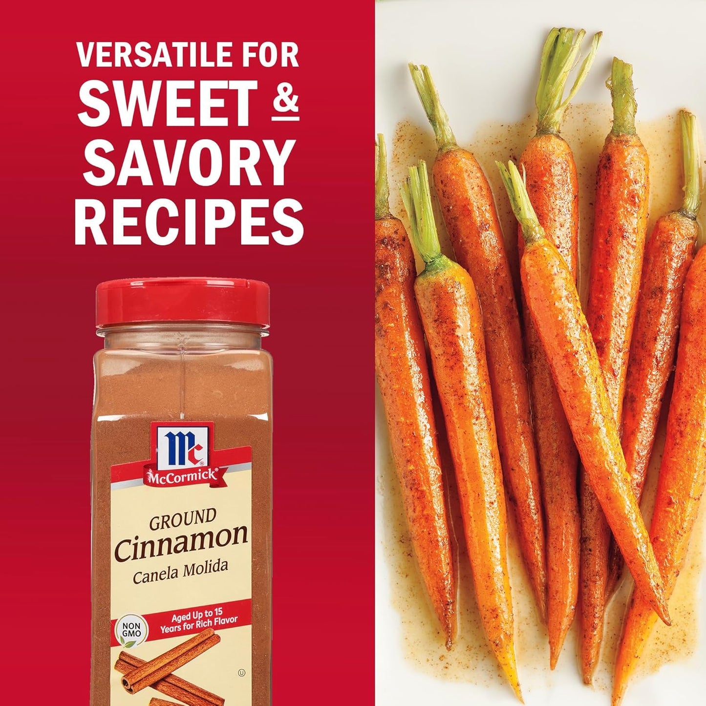 McCormick Ground Cinnamon, 18 oz – Clean-Label Pantry Staple for Mindful Home Cooking