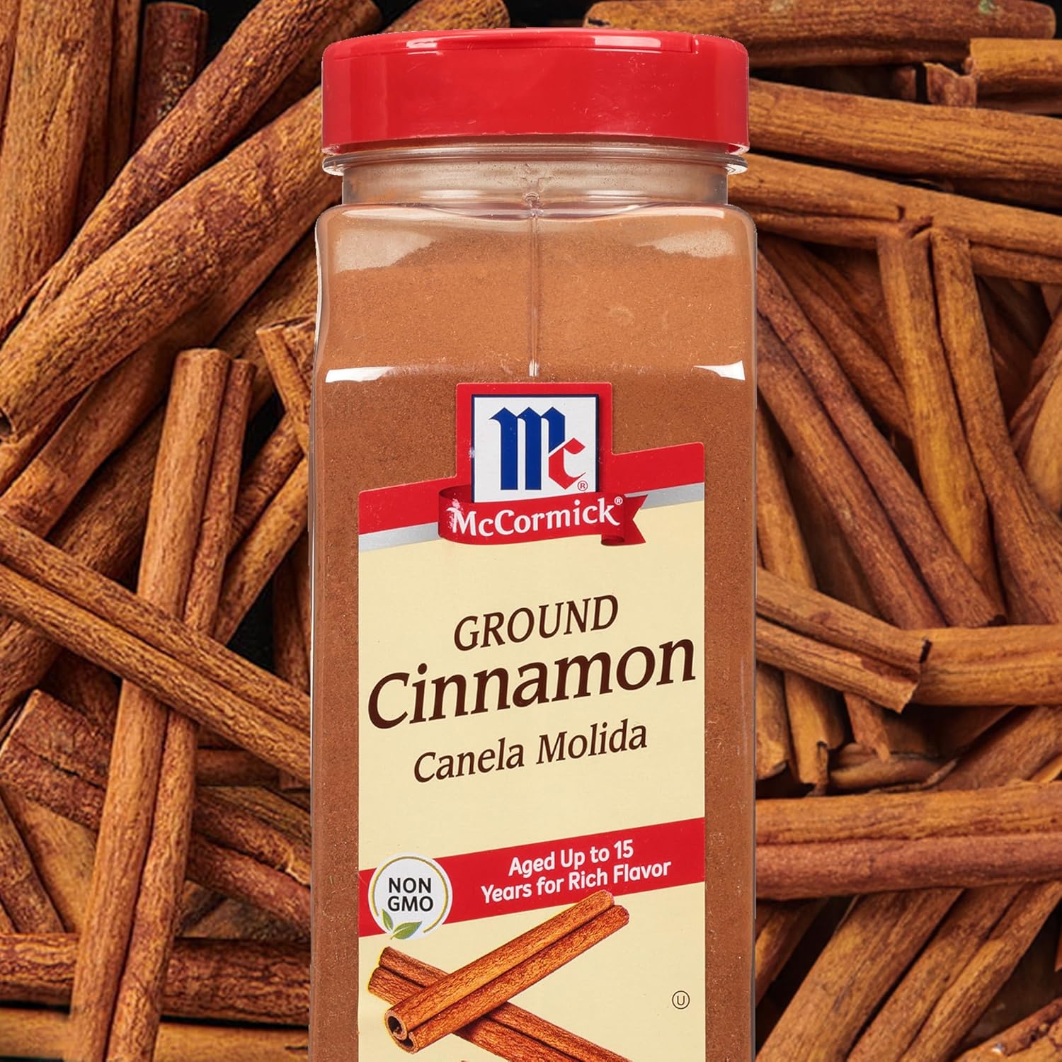 McCormick Ground Cinnamon, 18 oz – Clean-Label Pantry Staple for Mindful Home Cooking