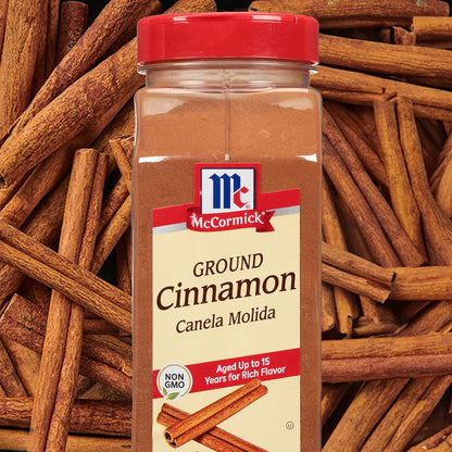 McCormick Ground Cinnamon, 18 oz – Clean-Label Pantry Staple for Mindful Home Cooking