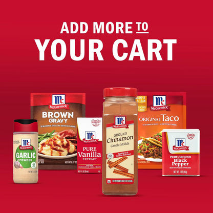 McCormick Ground Cinnamon, 18 oz – Clean-Label Pantry Staple for Mindful Home Cooking