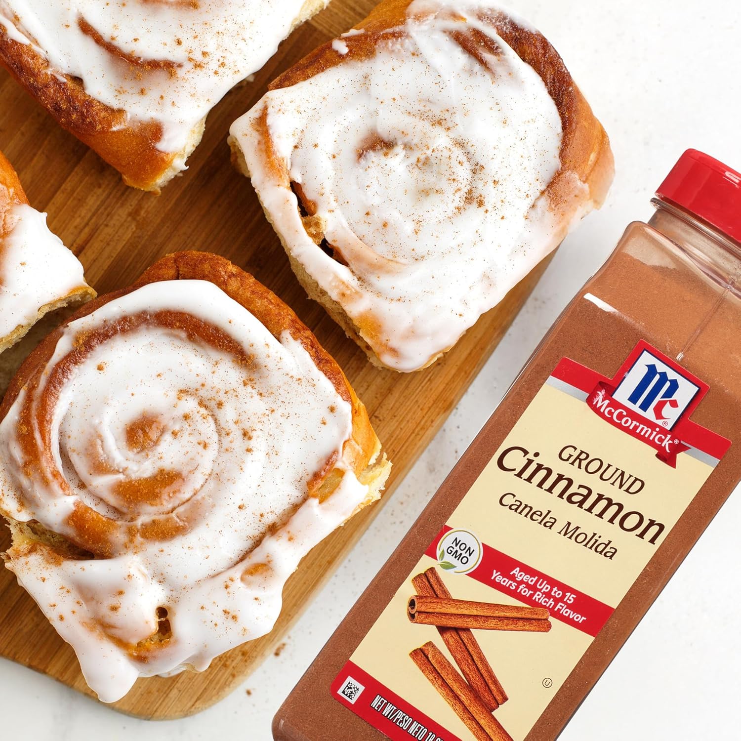 McCormick Ground Cinnamon, 18 oz – Clean-Label Pantry Staple for Mindful Home Cooking