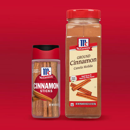 McCormick Ground Cinnamon, 18 oz – Clean-Label Pantry Staple for Mindful Home Cooking