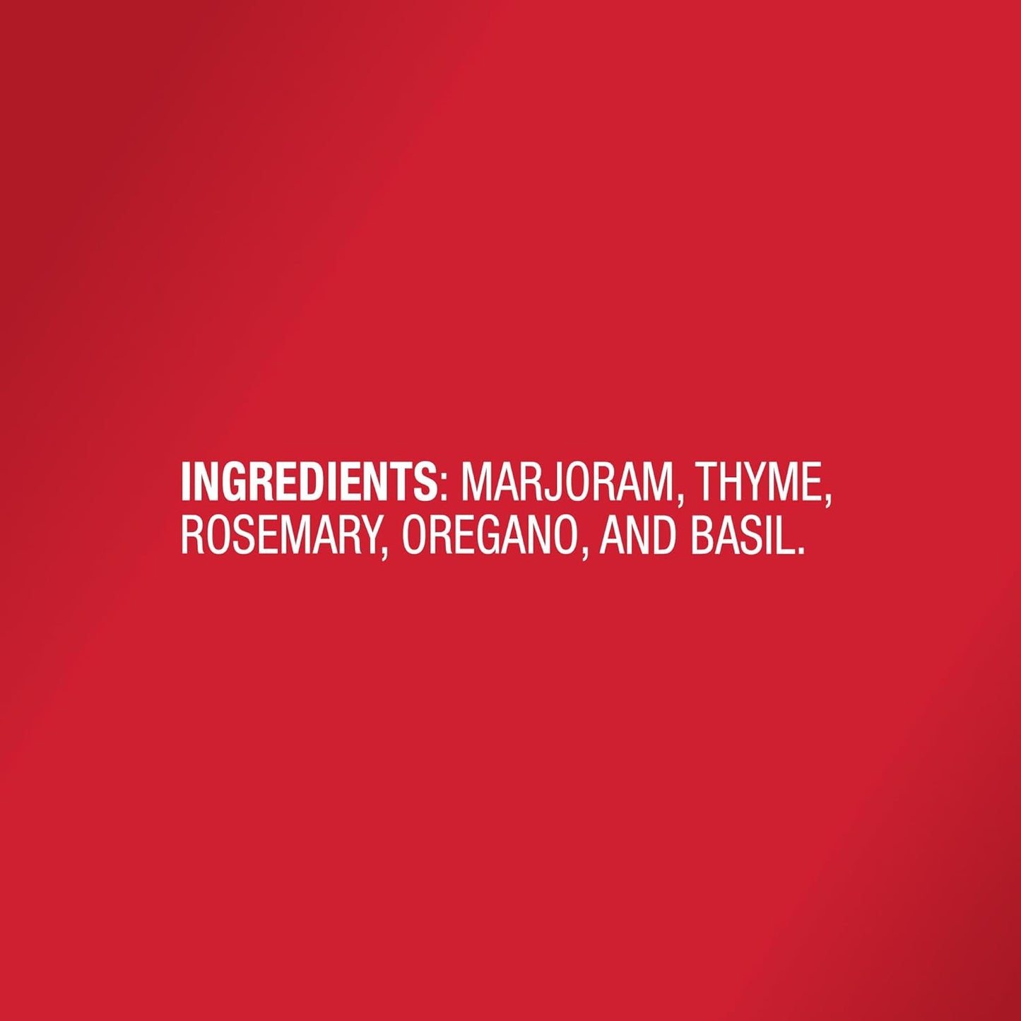 McCormick Italian Seasoning – Clean Pantry Essential for Guilt-Free Wellness Cooking, 6.25 oz All-Natural Herb Blend