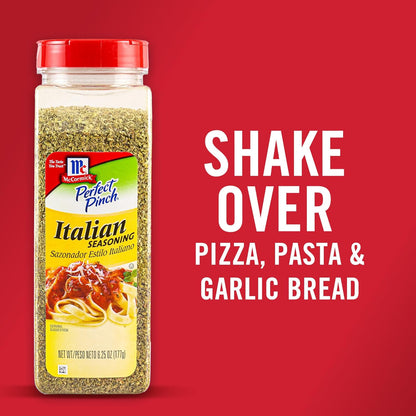 McCormick Italian Seasoning – Clean Pantry Essential for Guilt-Free Wellness Cooking, 6.25 oz All-Natural Herb Blend