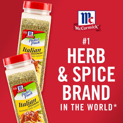 McCormick Italian Seasoning – Clean Pantry Essential for Guilt-Free Wellness Cooking, 6.25 oz All-Natural Herb Blend