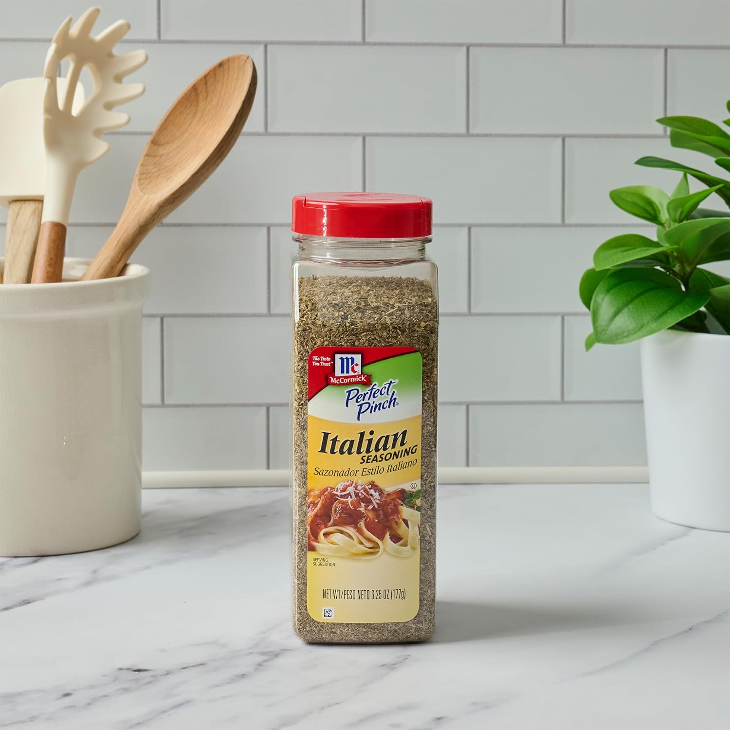 McCormick Italian Seasoning – Clean Pantry Essential for Guilt-Free Wellness Cooking, 6.25 oz All-Natural Herb Blend